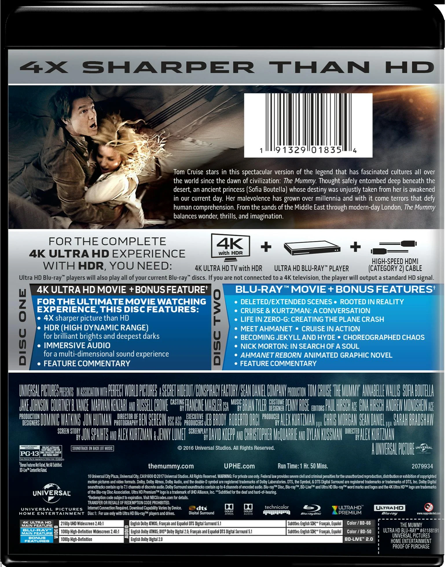 The Mummy (2017) (4K Ultra HD + Digital) [UHD] - Image 2