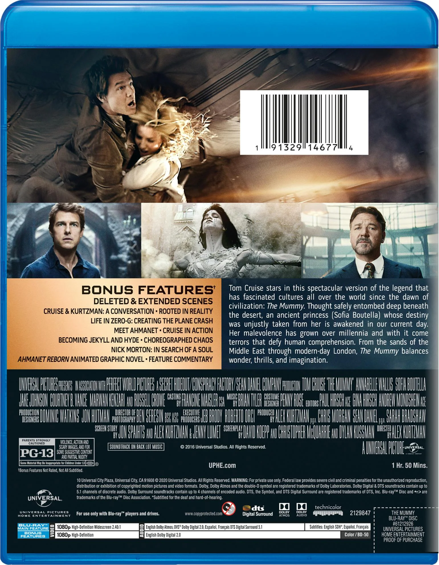 The Mummy (2017) (Blu-ray New Box Art) [Blu-ray] - Image 2