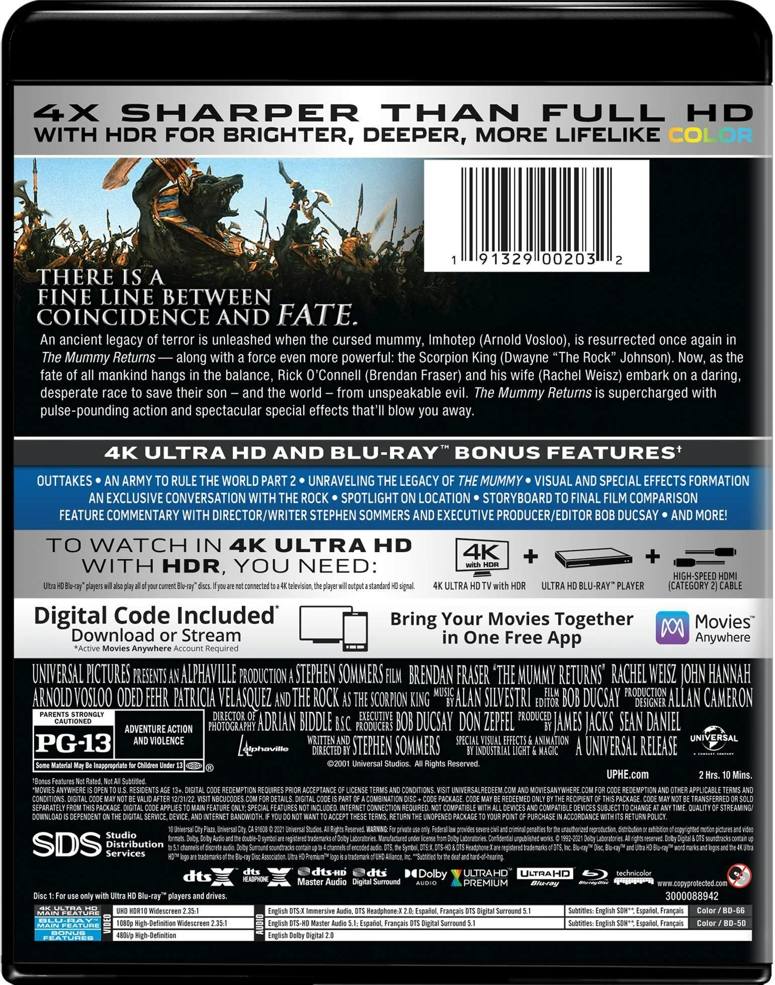 The Mummy Returns (4K Ultra HD) [UHD] - Image 2