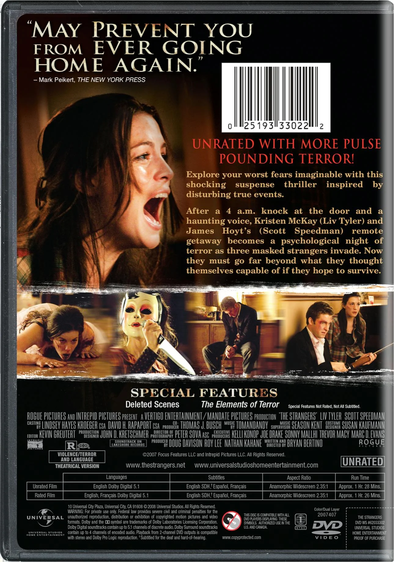 The Strangers (DVD Unrated) [DVD] - Image 2