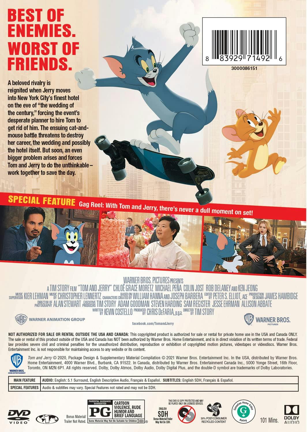 Tom & Jerry: The Movie [DVD] - Image 3