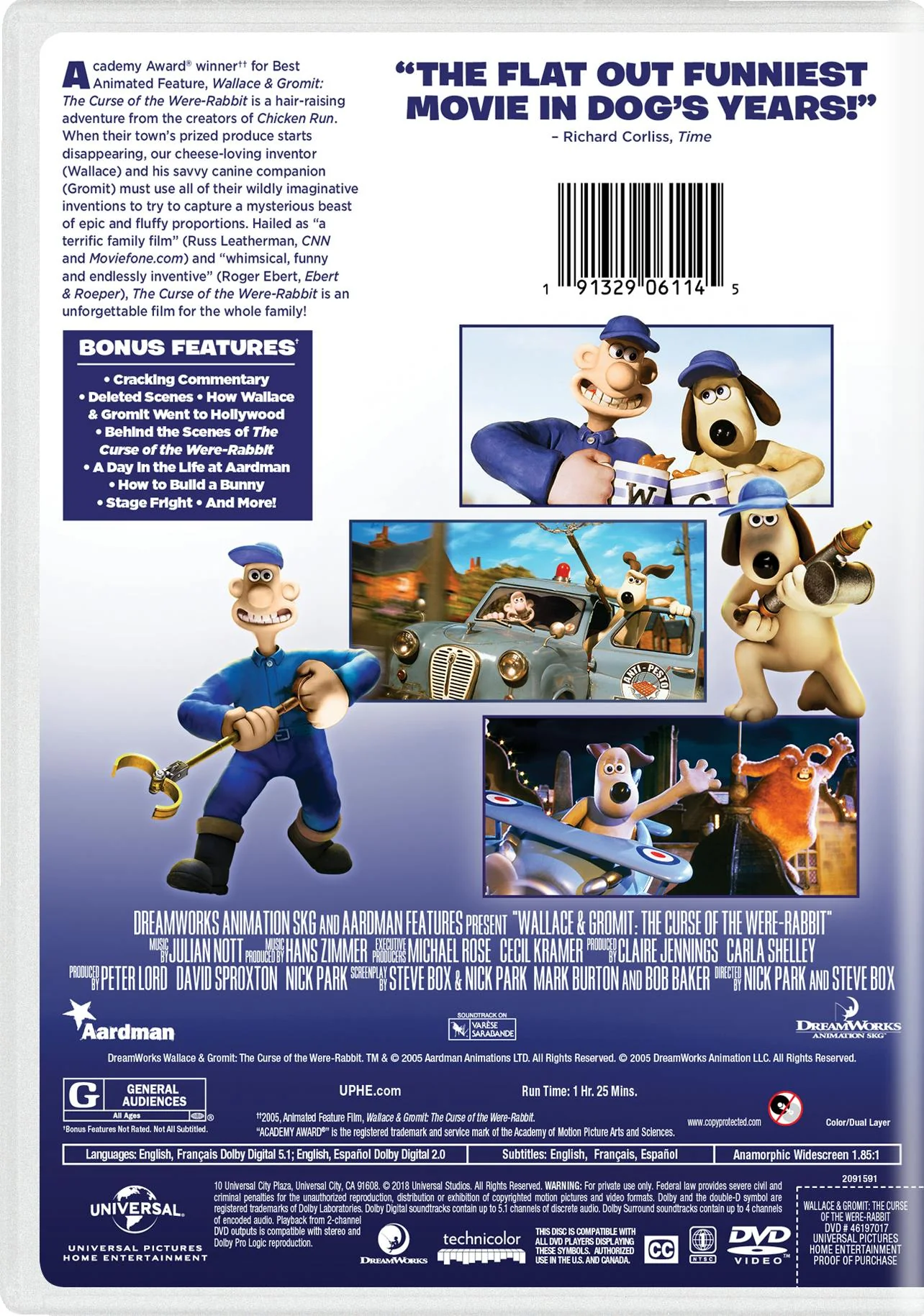 Wallace and Gromit: The Curse of the Were-rabbit (DVD New Box Art) [DVD] - Image 2