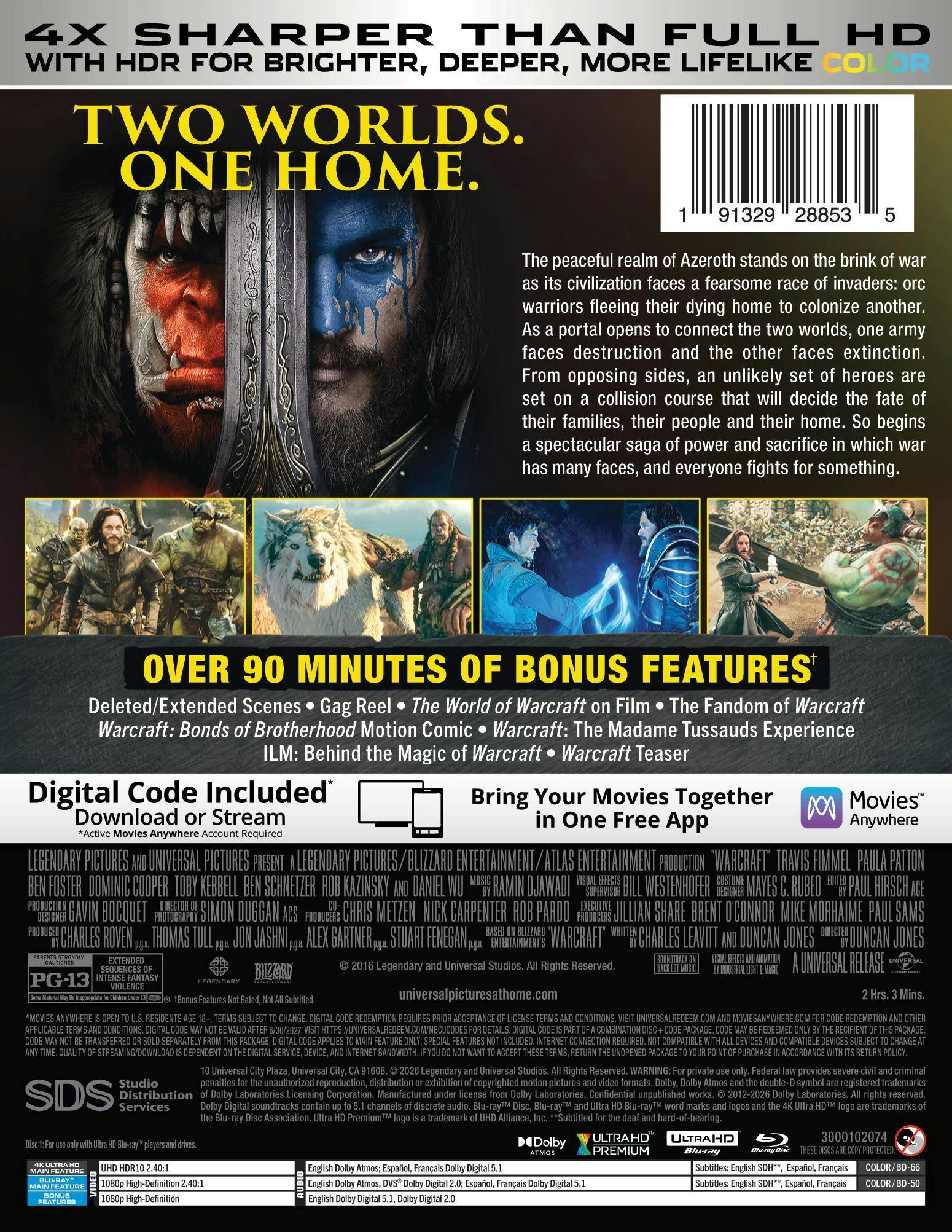Warcraft - 10th Anniversary (Limited Edition 4K Ultra HD Steelbook + Blu-ray + Digital) [UHD] - Image 3