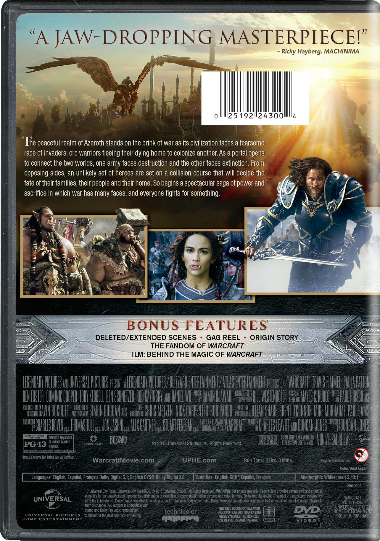 Warcraft: The Beginning [DVD] - Image 2