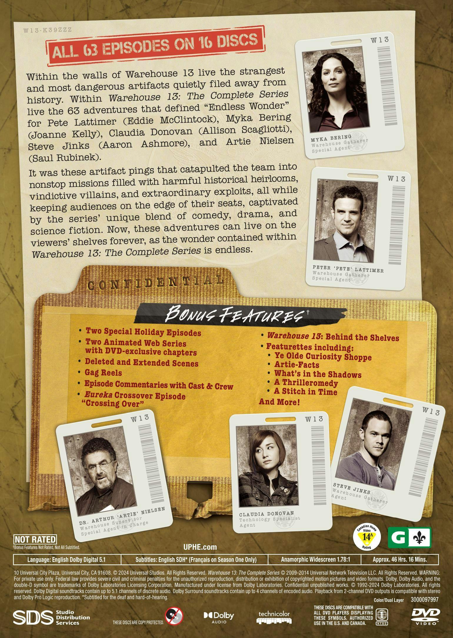 Warehouse 13: The Complete Series [DVD] - Image 3