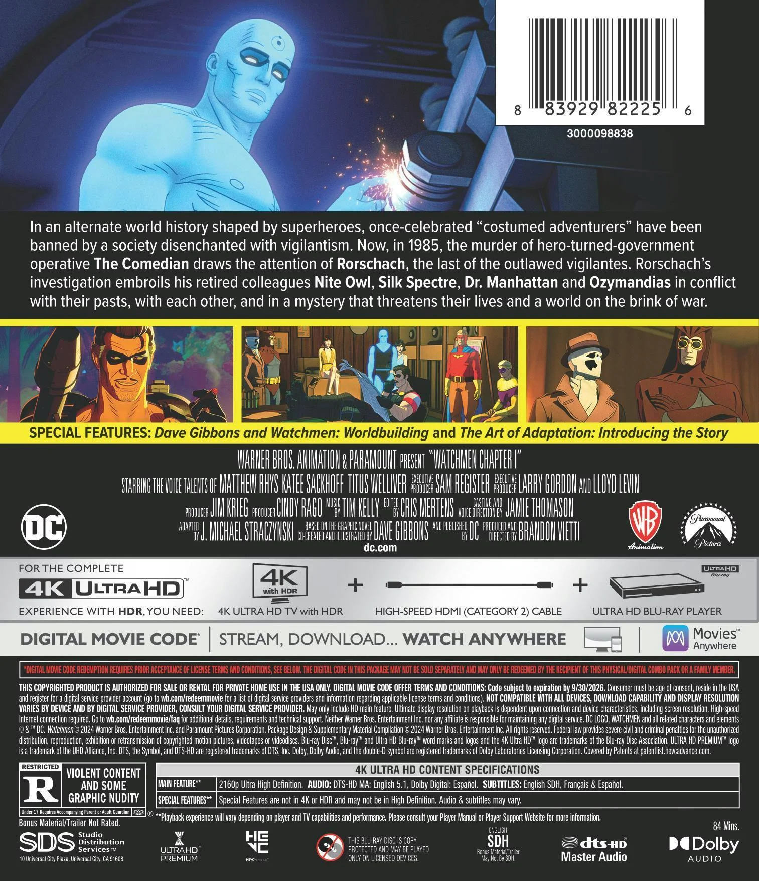 Watchmen Chapter I (4K Ultra HD) [UHD] - Image 3