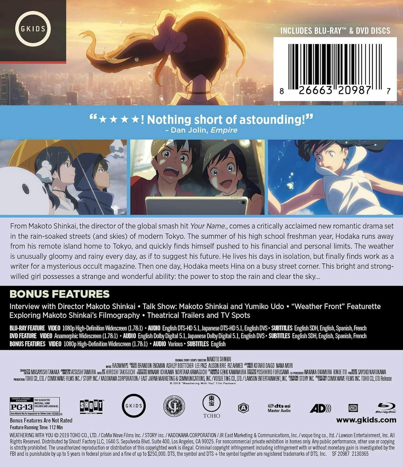 Weathering With You - Blu-ray + DVD [Blu-ray] - Image 3
