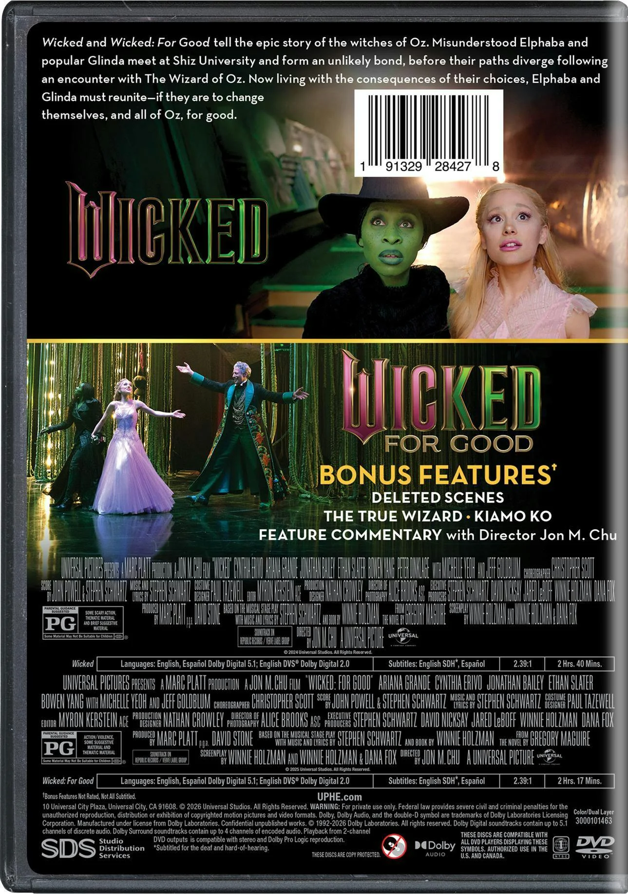 Wicked 2-Film Collection (DVD) [DVD] - Image 3