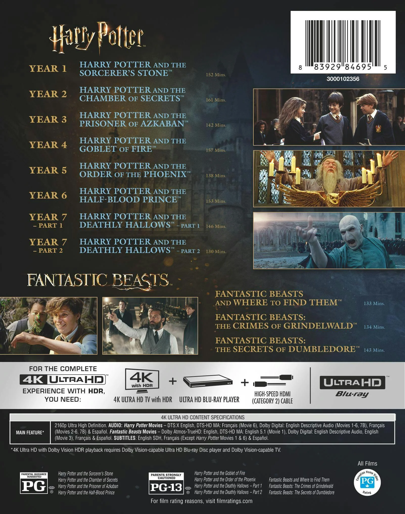 Wizarding World 11-Film Collection [UHD] - Image 3
